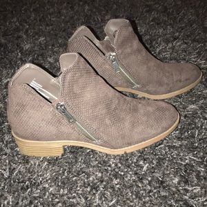 Mocha Suade Booties